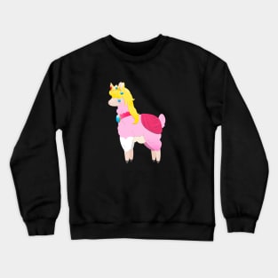 Princess Peach Llama Crewneck Sweatshirt